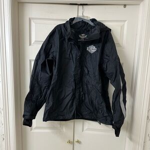 Harley-Davidson Black Jacket with White Logo